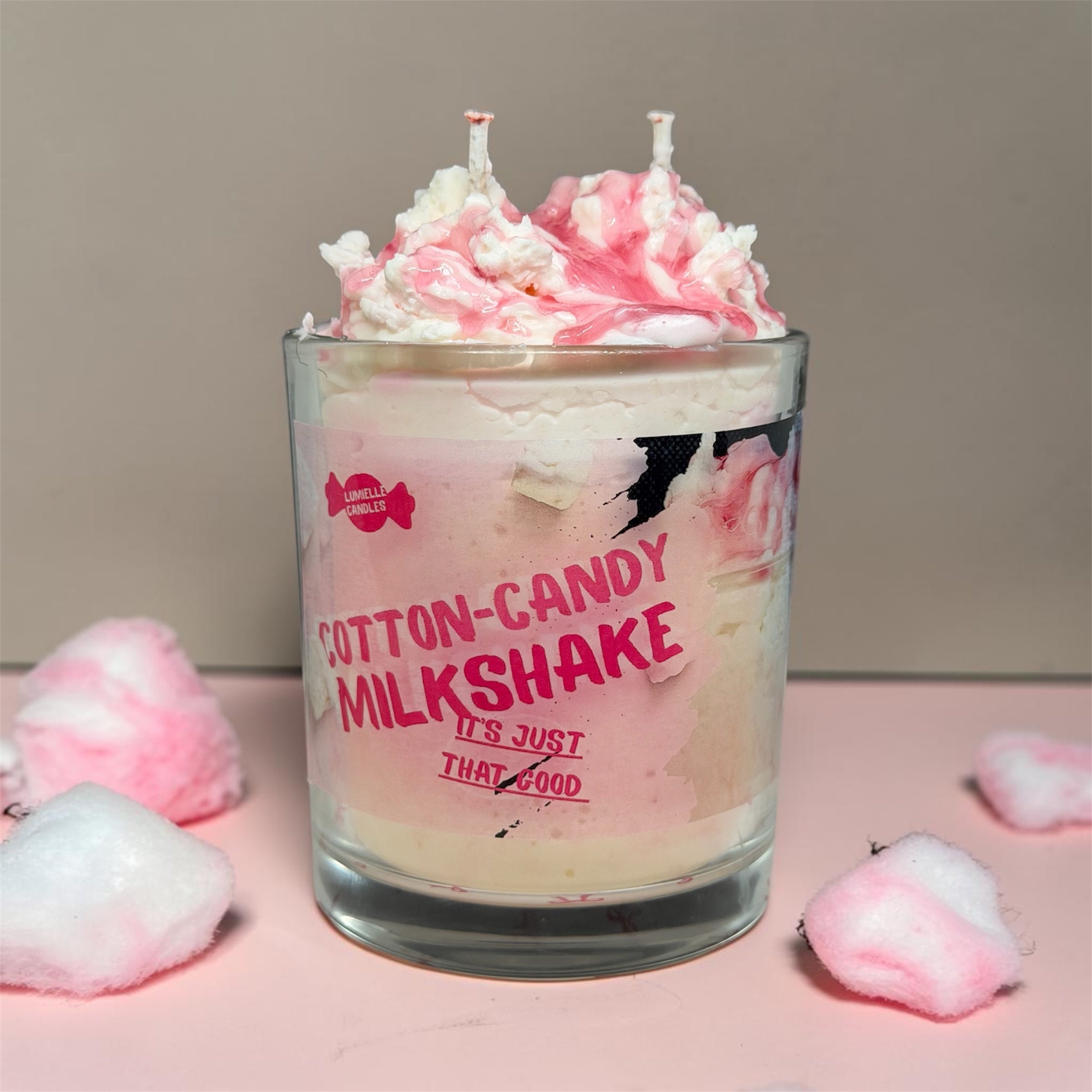 🍬 Cotton Candy Milkshake (Candle)