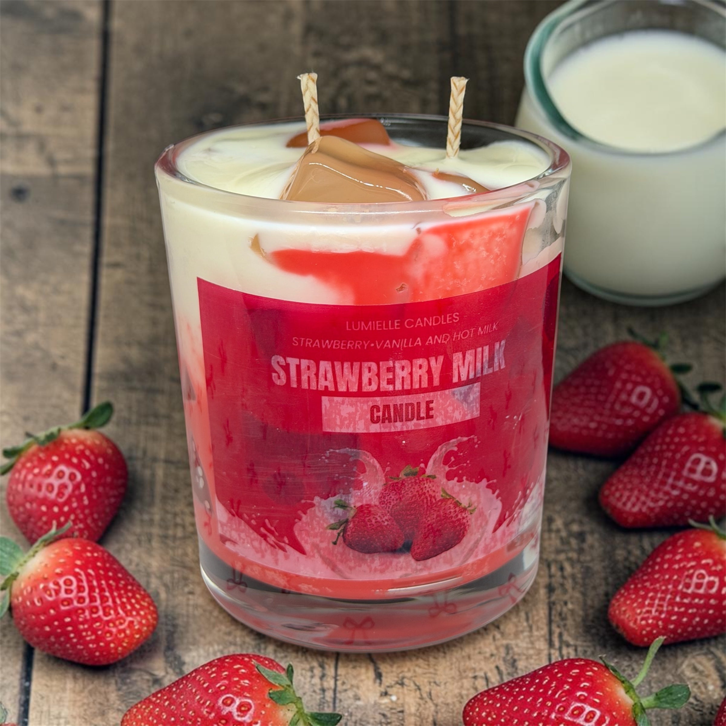 🍓 Strawberry Milk (Candle)