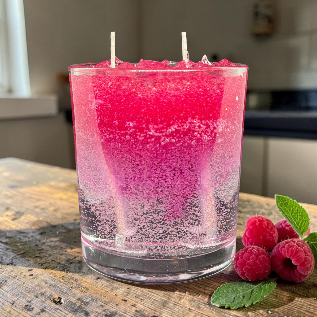 💗 Raspberry & Pink Sugar Fizz (Candle)