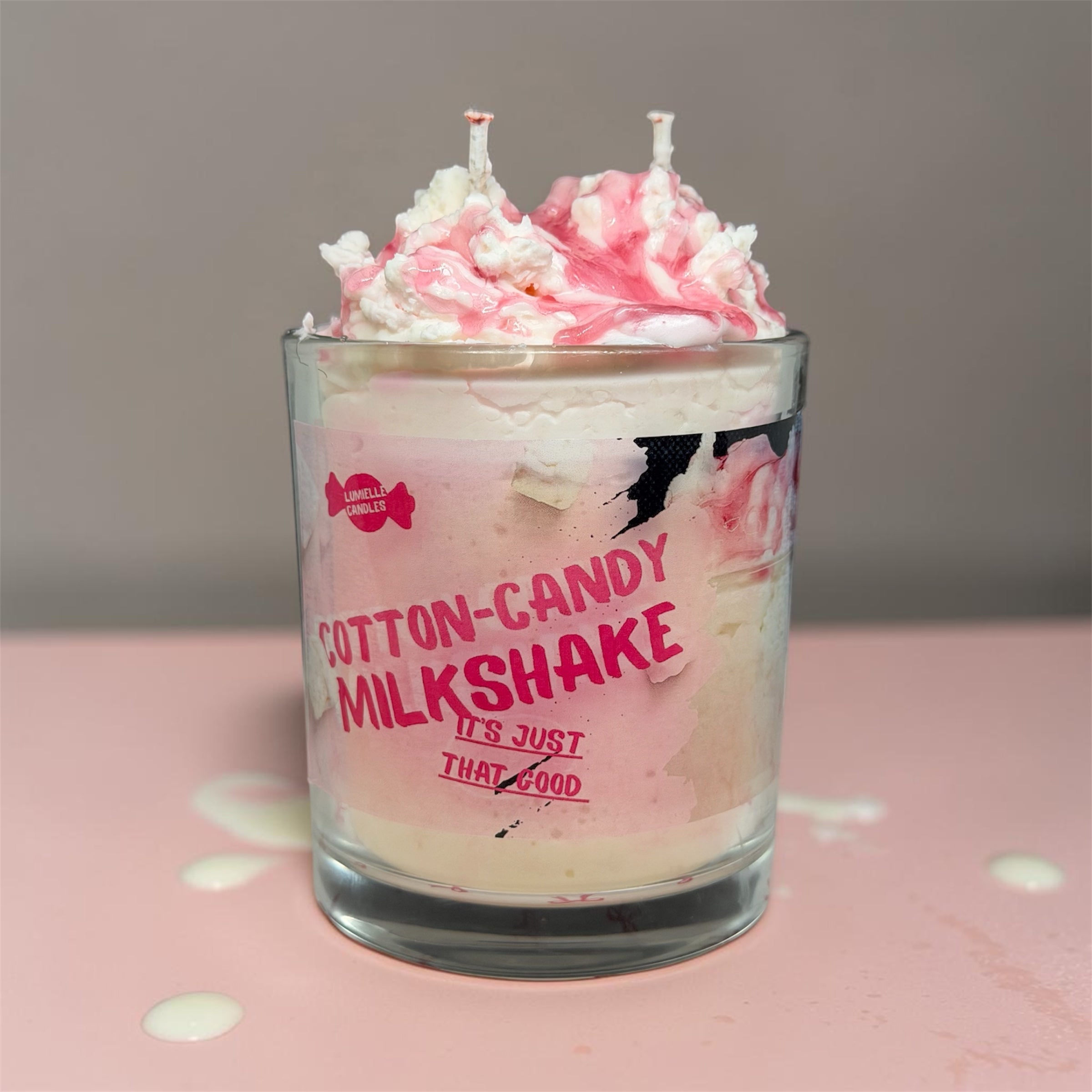 🍬 Cotton Candy Milkshake (Candle)