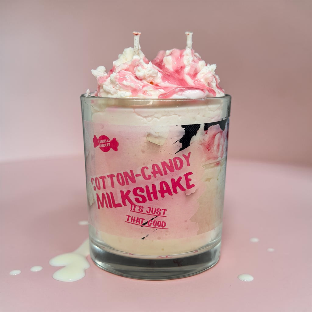 🍬 Cotton Candy Milkshake (Candle)