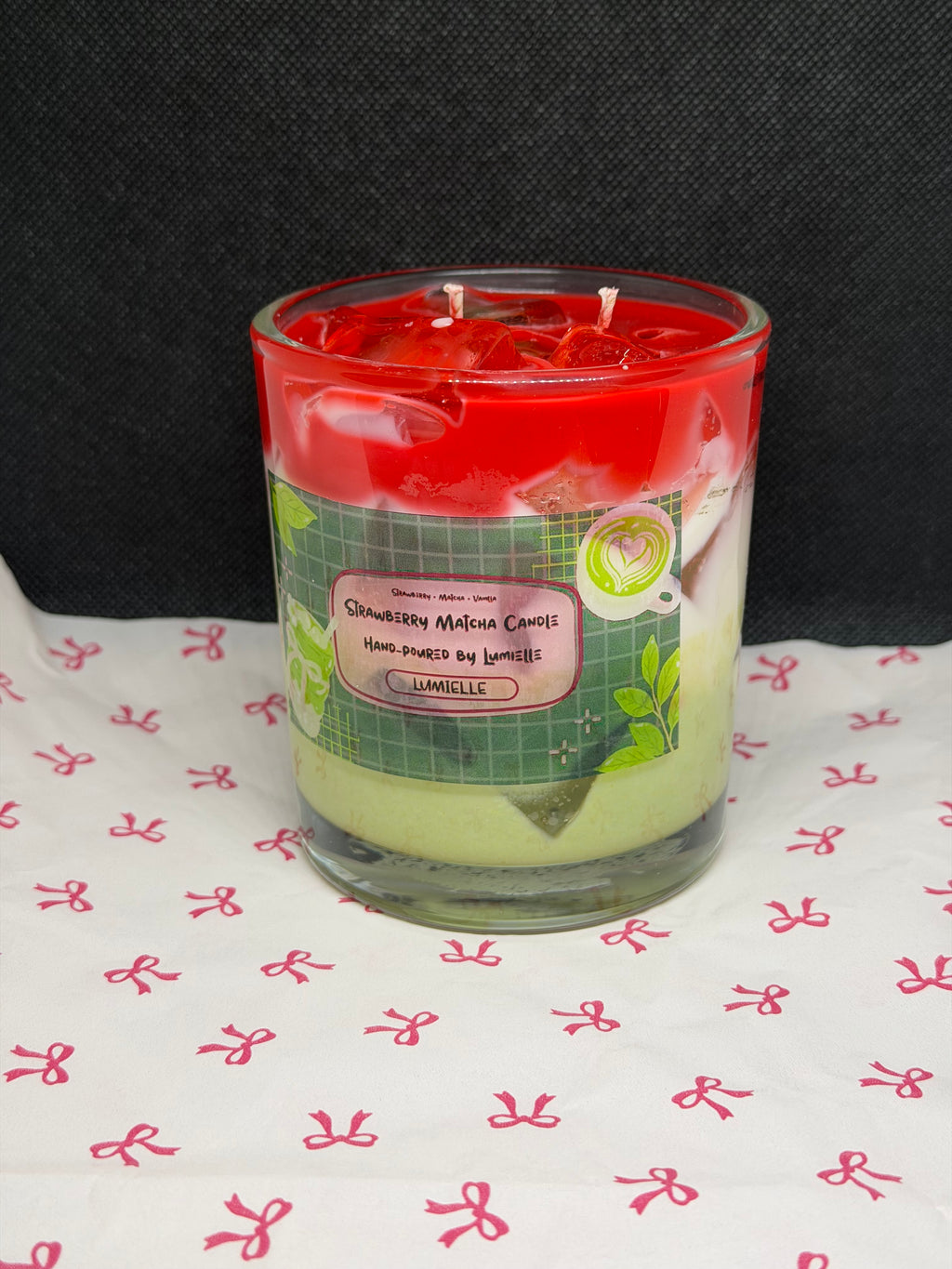 🍓 Strawberry Matcha (Candle)