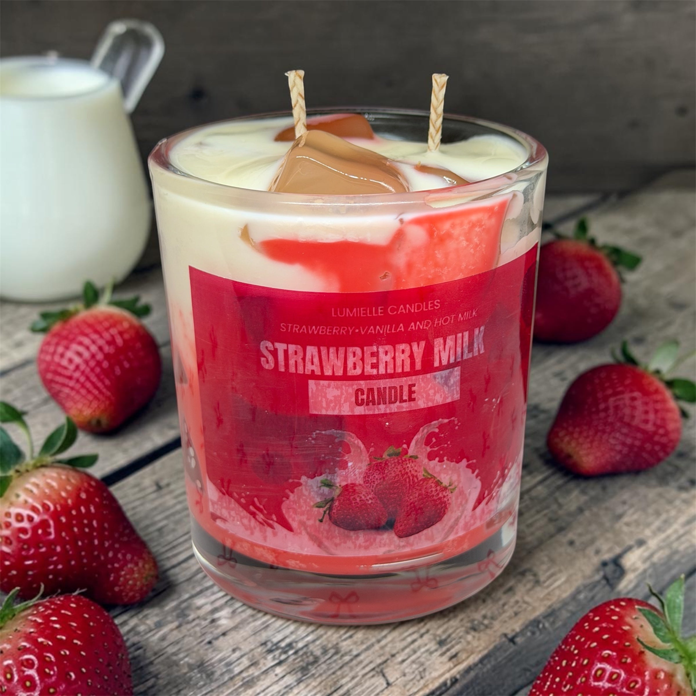 🍓 Strawberry Milk (Candle)