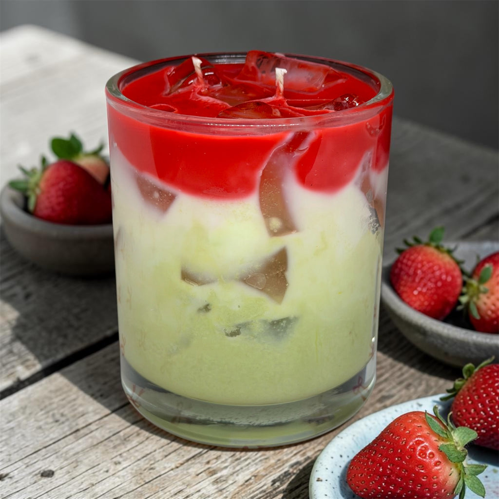 🍓 Strawberry Matcha (Candle)