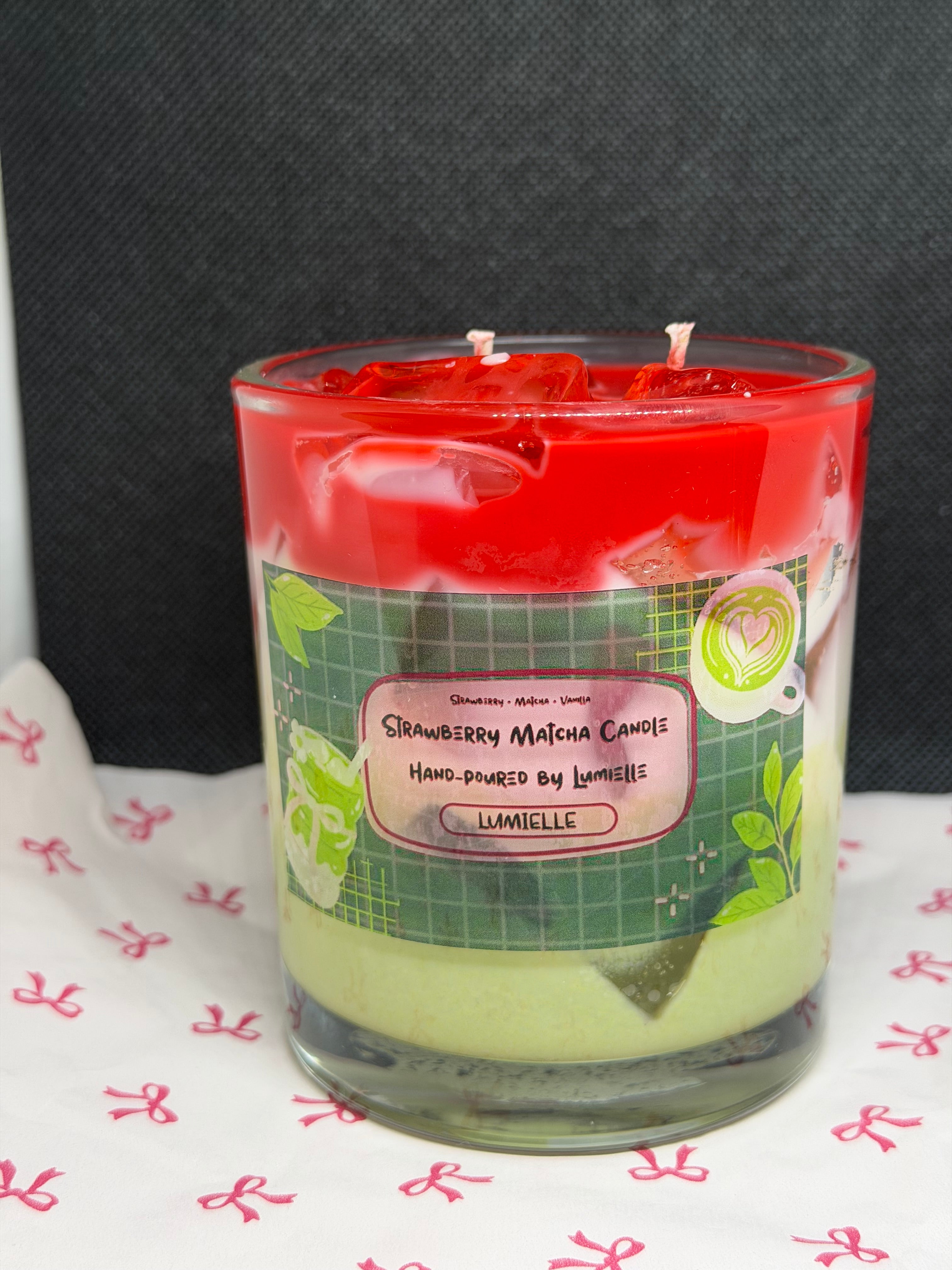 🍓 Strawberry Matcha (Candle)