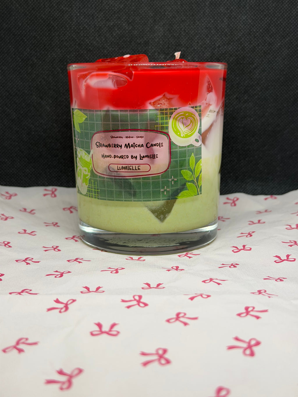🍓 Strawberry Matcha (Candle)