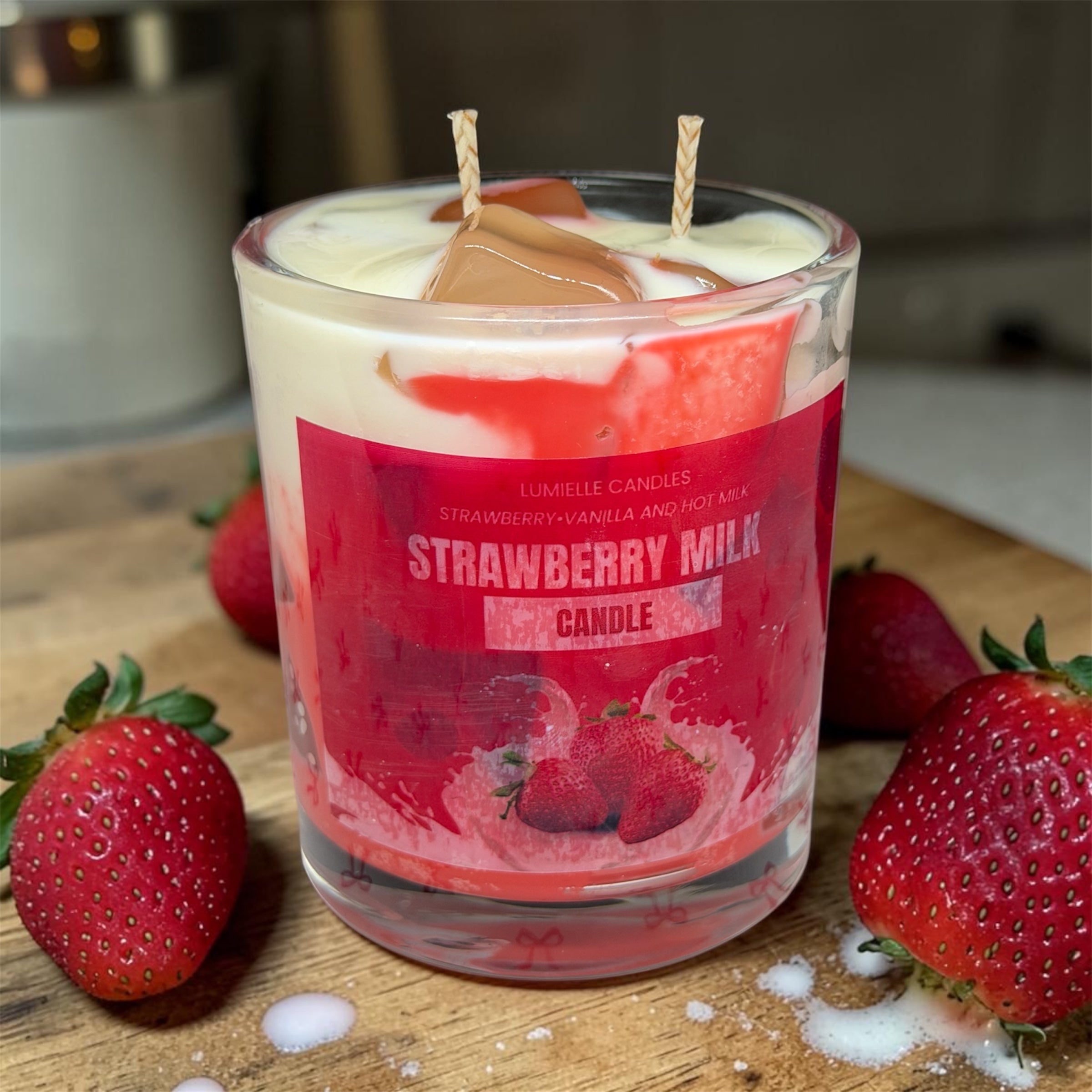 🍓 Strawberry Milk (Candle)