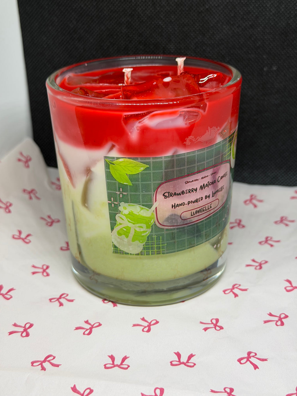 🍓 Strawberry Matcha (Candle)