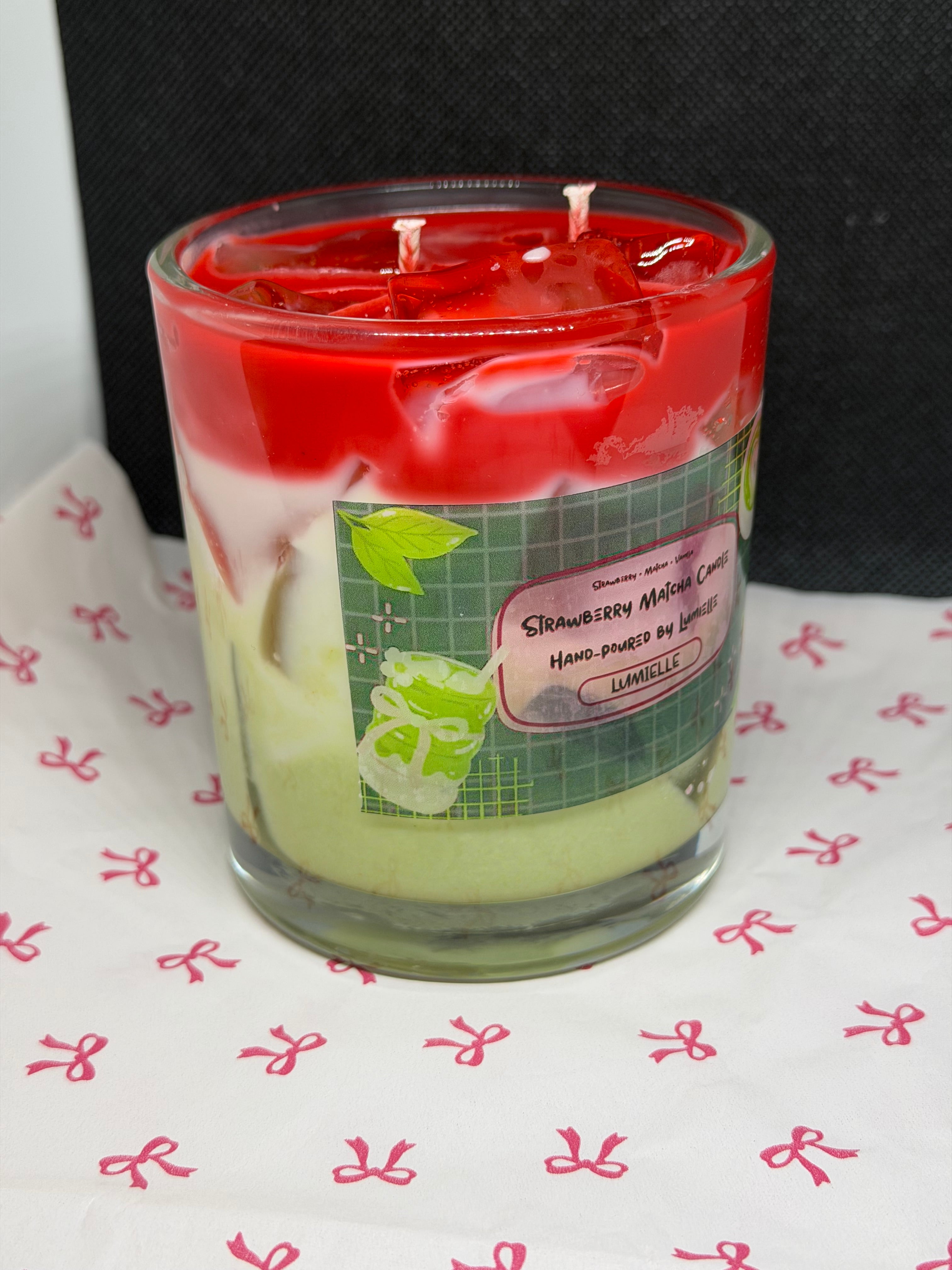 🍓 Strawberry Matcha (Candle)